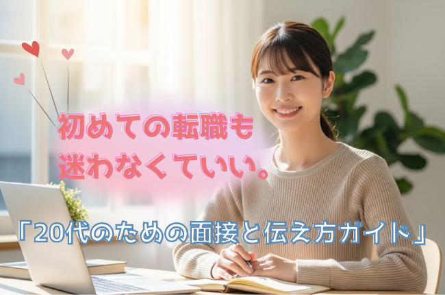 初めての転職でも迷わない！20代のための「面接攻略」と転職理由の伝え方ガイド イメージ
