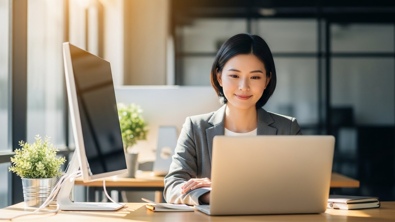 スキルの棚卸によって転職の方向性が見えてきた若手社会人のイメージ