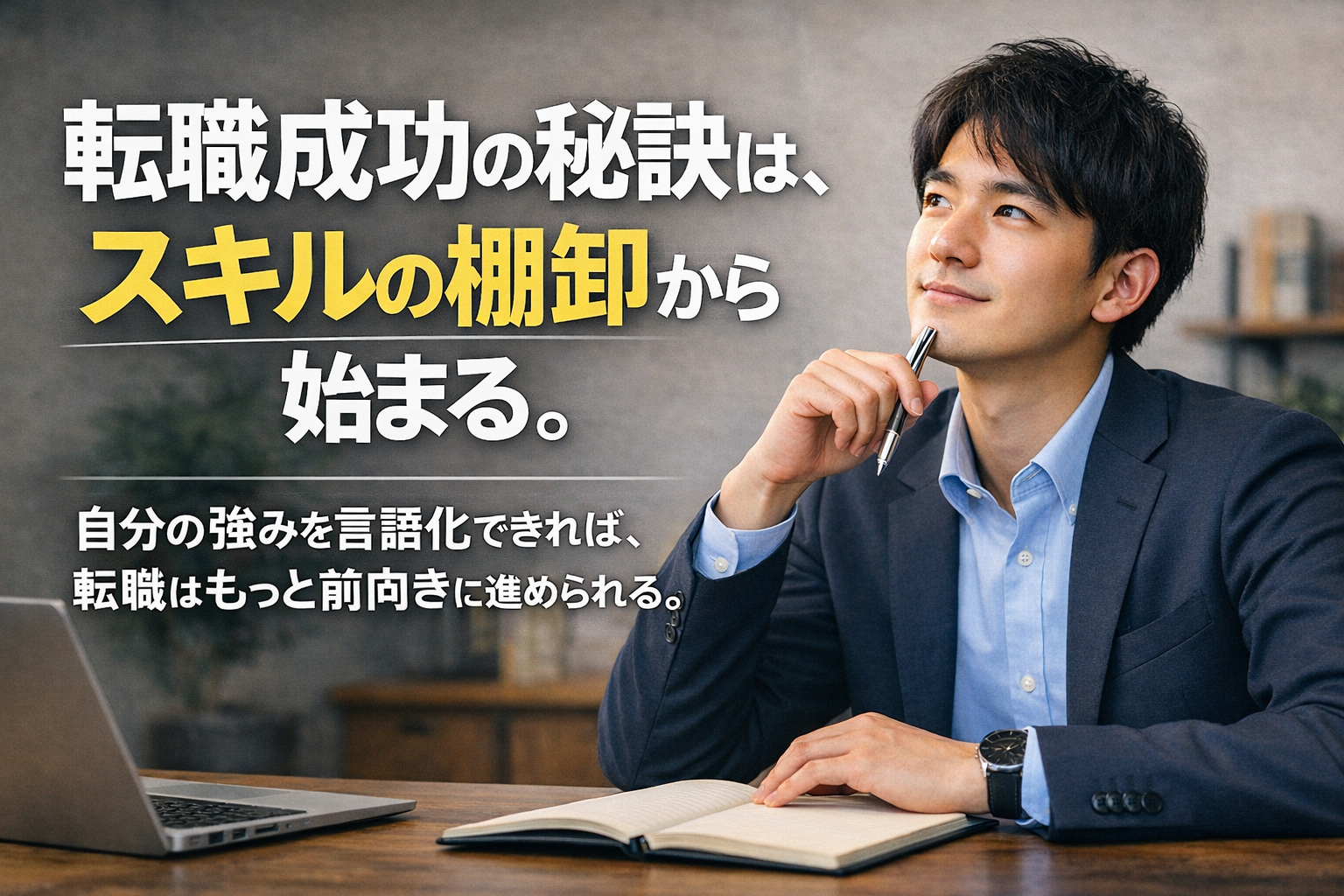 転職成功の秘訣は「スキルの棚卸」にある！後悔しない転職を実現するための準備とは イメージ