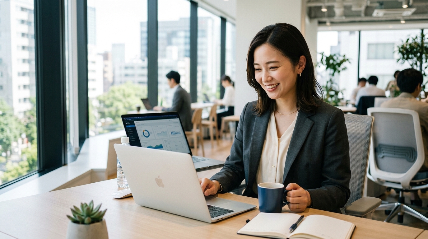 求人票の読み方を理解し納得して転職活動を進める若手の前向きな様子
