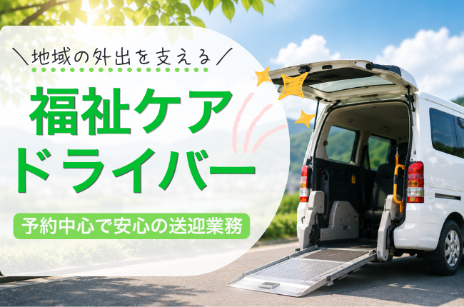 予約制中心◎落ち着いて働ける福祉ケアドライバー｜＜山口県山口市＞ イメージ