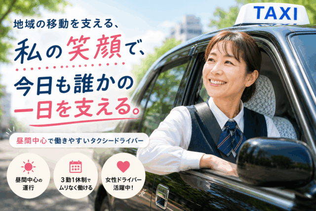 未経験歓迎！昼間中心で働けるタクシードライバー＜豊田市＞ イメージ